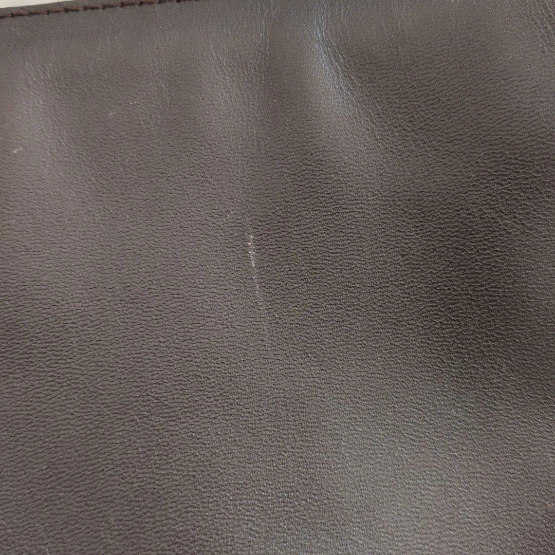 GUCCI ブラウンレザー ショルダーバッグ 値下げ