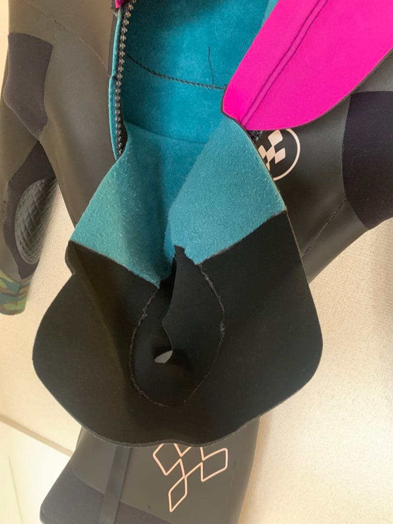 セミドライ ウエットスーツ 5mm ブラック レディース 子供