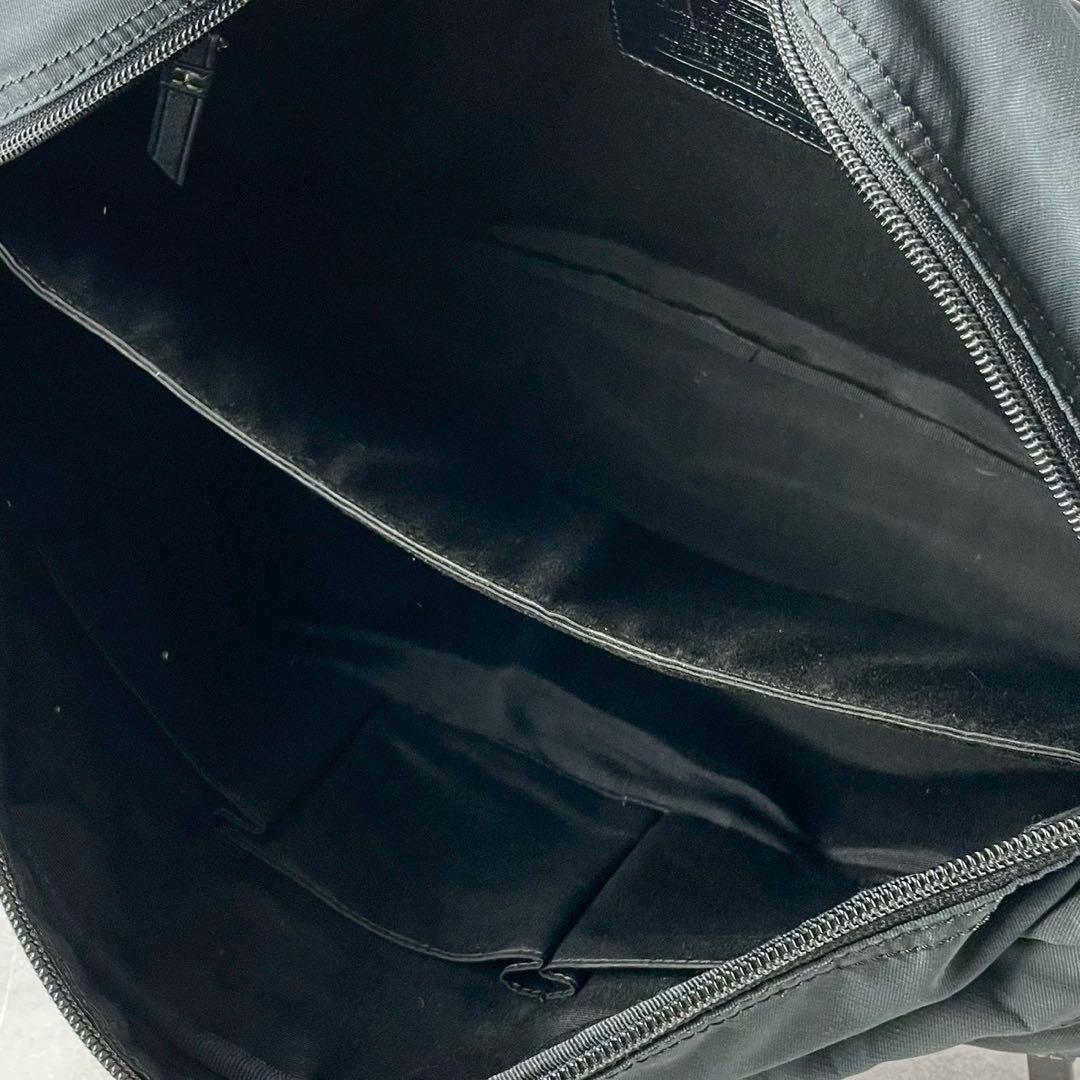 ✨美品✨コーチ　ビジネスバック　2way クロスボディ　ナイロン×レザー　黒