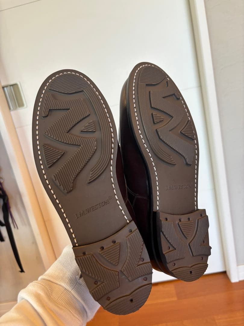 新品 J.M. WESTON Golf ゴルフ 641 6D 純正シューツリー付