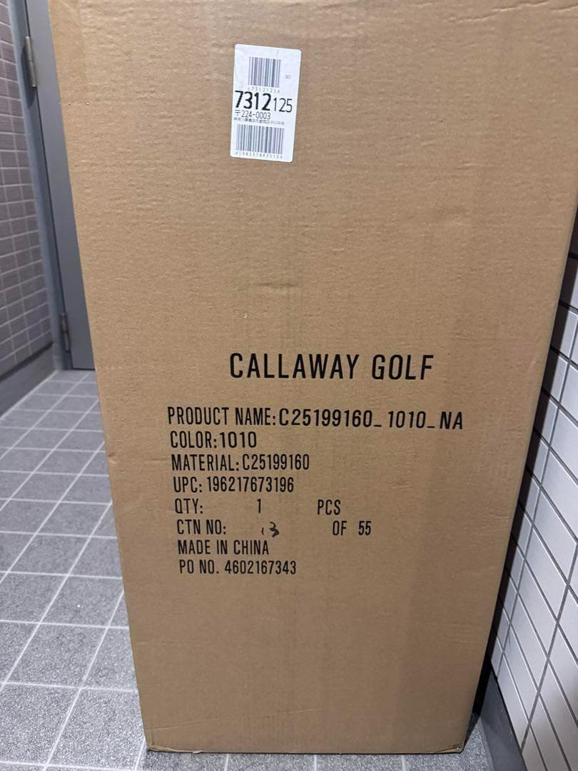 【新品未使用品】Callaway CLUBHAUS Tour Golf Bag
