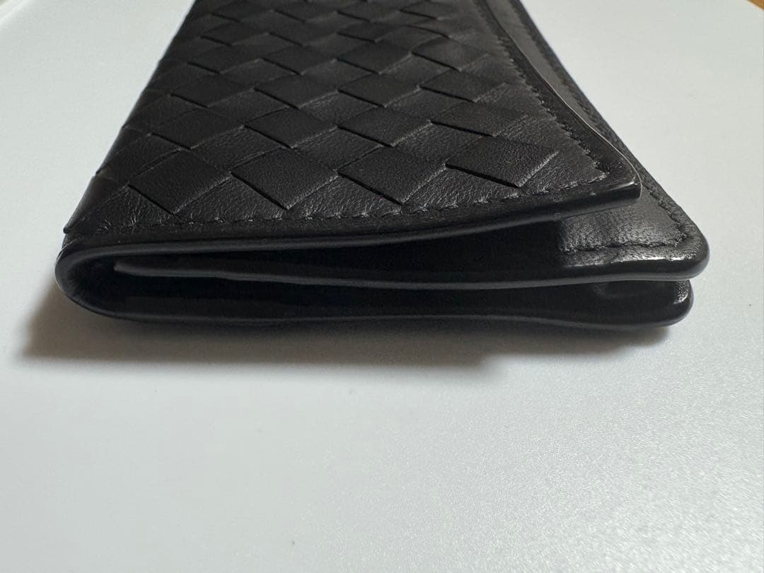 BOTTEGA VENETA ブラック レザー 名刺入れ カードケース 中古品