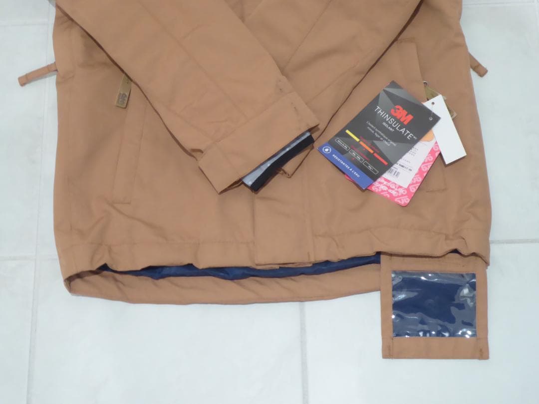 ■タグ付き未使用品！arg インナーベスト付きスノーボードジャケット Sサイズ