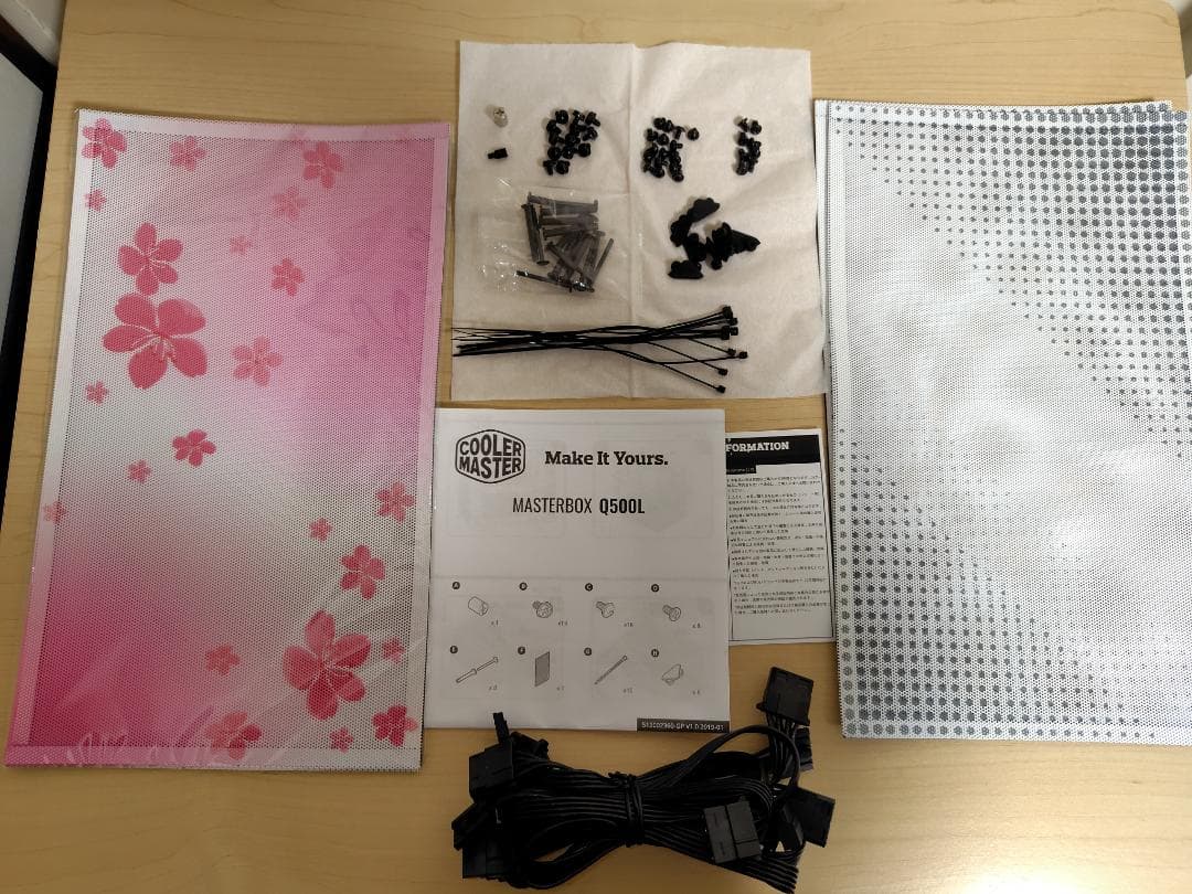 PCケース(自作PC用) Q500L Sakura Edition with V750 Semi