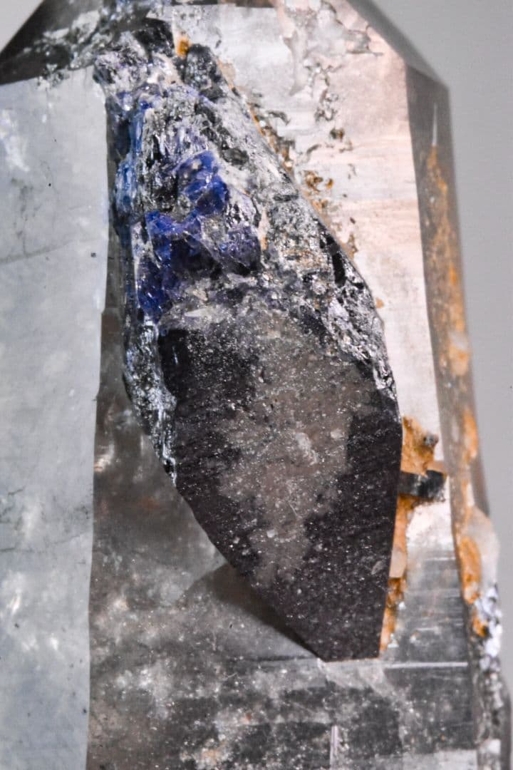 ノルウェー産 アナテース付きスモーキークォーツ