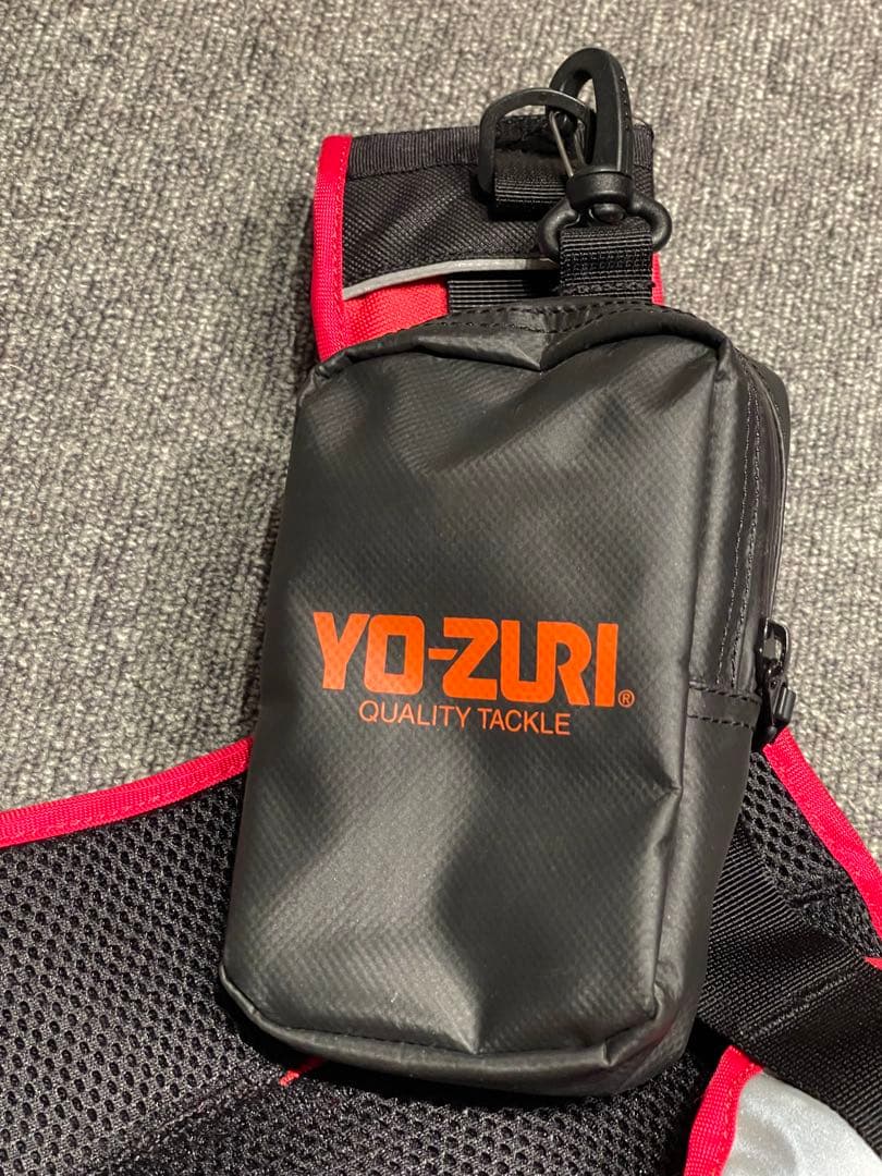 YO-ZURI フィッシングベスト レッド