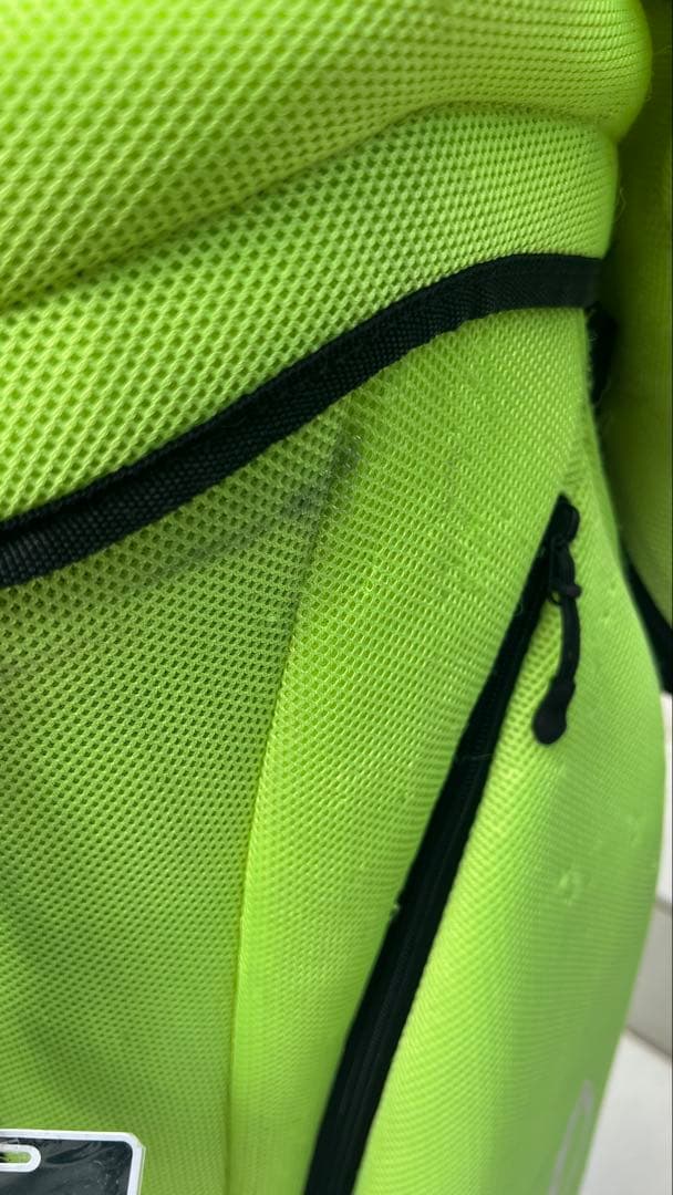 サイコバニー Psychobunny キャディバッグ 蛍光グリーン スタンド付き