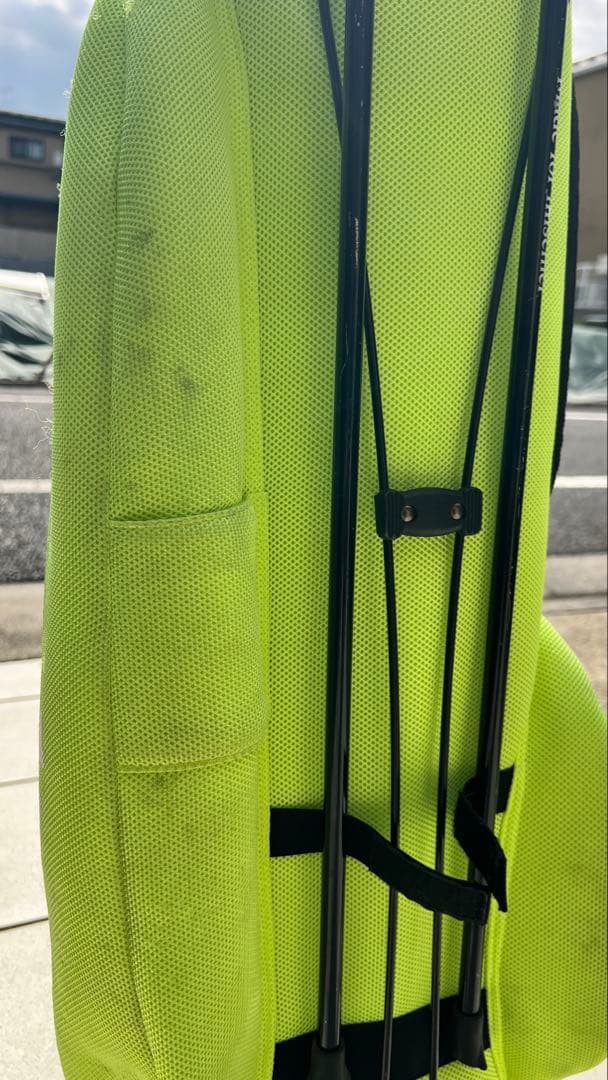 サイコバニー Psychobunny キャディバッグ 蛍光グリーン スタンド付き