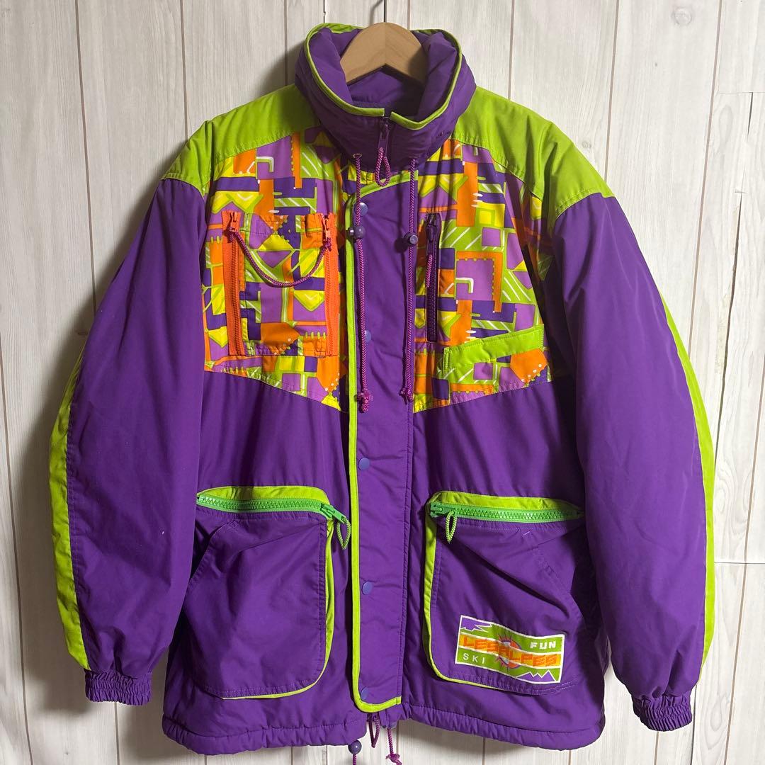 希少90sオールドOLD SALOMONヴィンテージスノージャケットバブルウェア