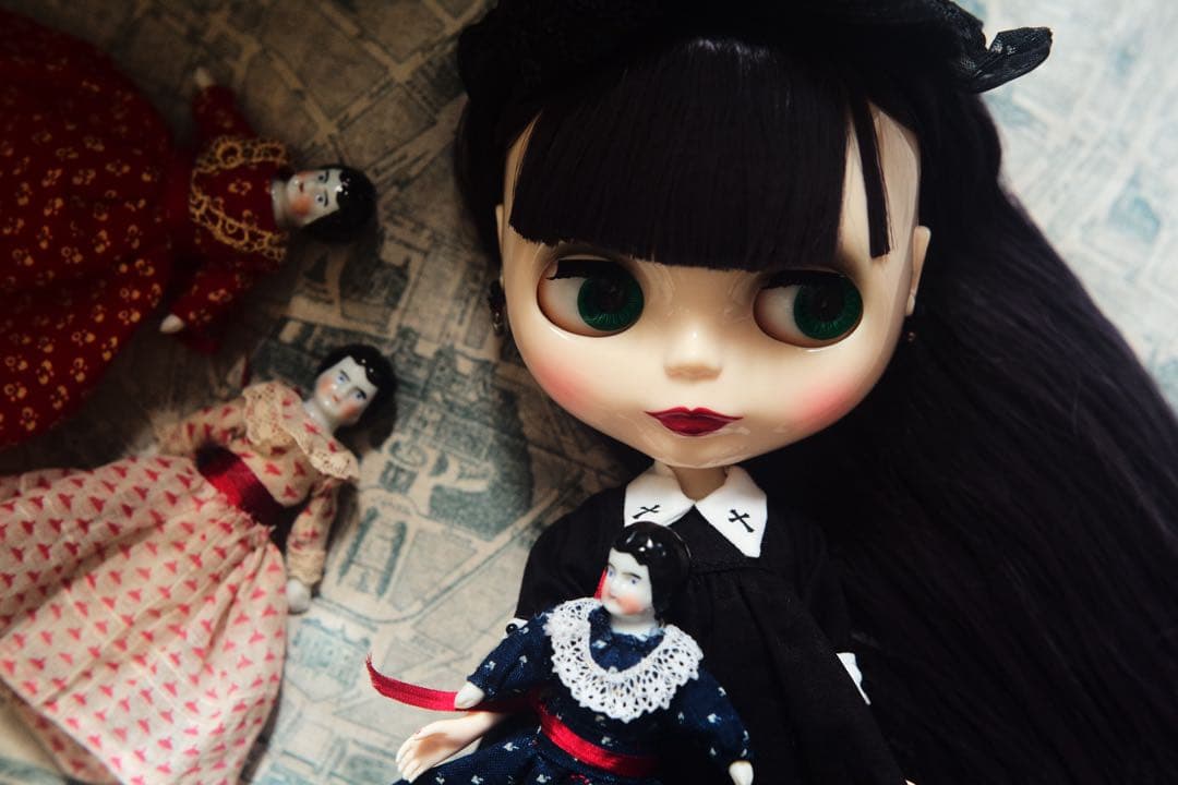 チャイナヘッドドール ビスクドール ドールハウス ミニチュア ブライス