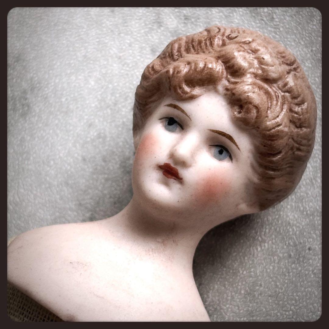 アンティーク 淑女のビスクドール　パリアンドール ドールハウス