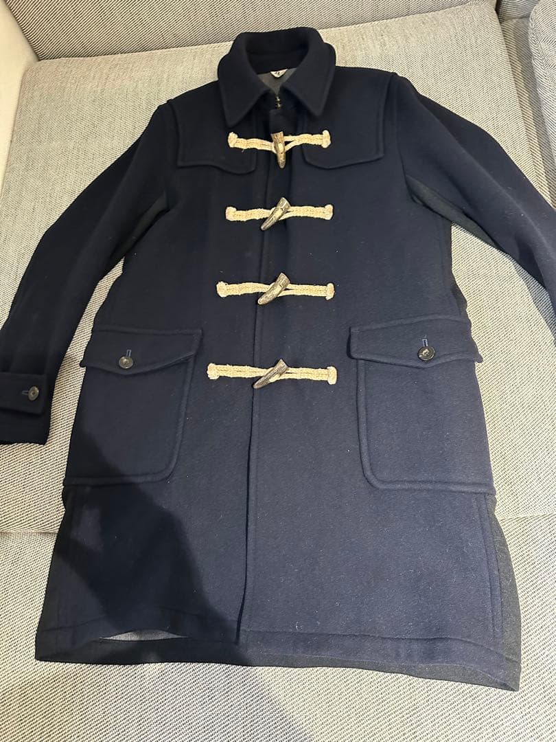 フィルメランジェ　 ダッフルコート ネイビー