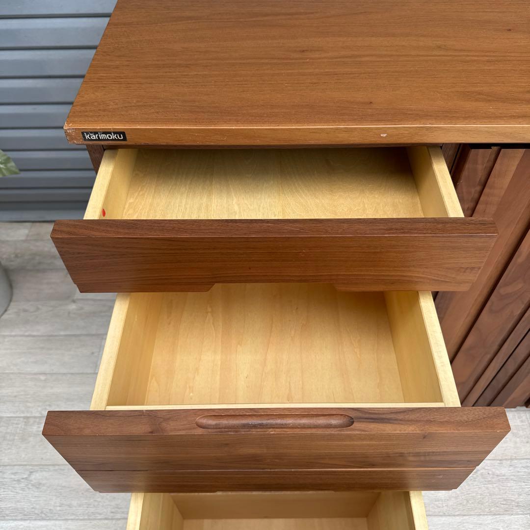 karimoku ソリッド　ウォールナット　テレビボード サイドボード　デスク