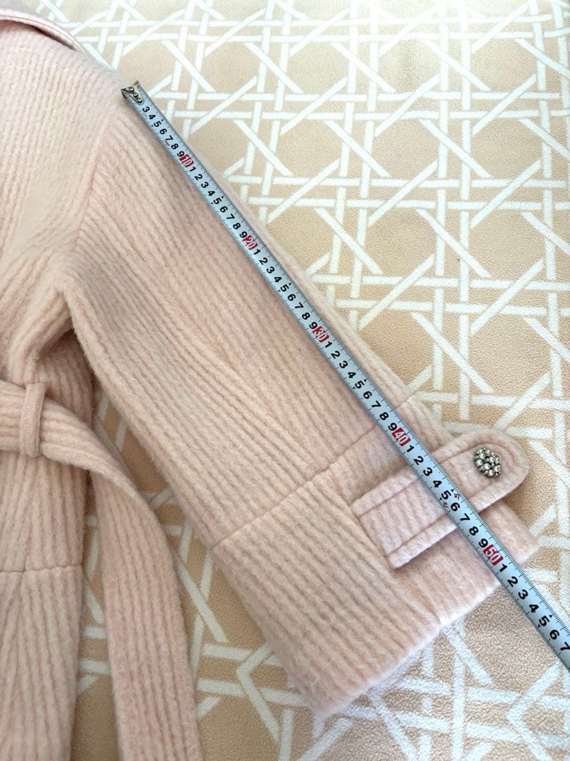 Herlipto Odette Wool-Blend Coat ピンク