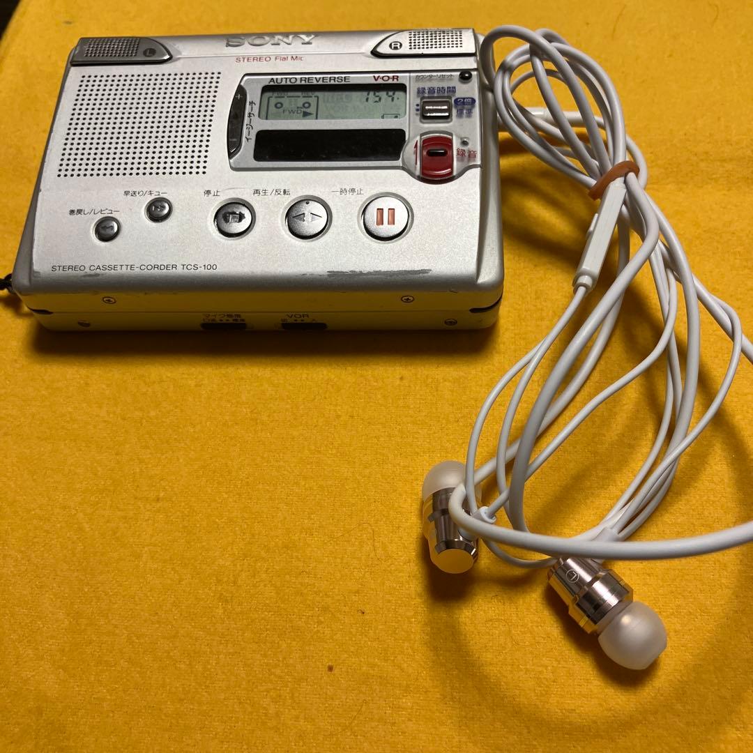 掘り出し物　SONY ステレオカセットコーダー TCS-100