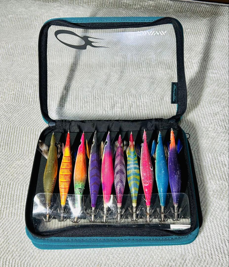 KOKO♡まとめ買い値下げ可能 エギング引退セット　エギ、バック、ケース