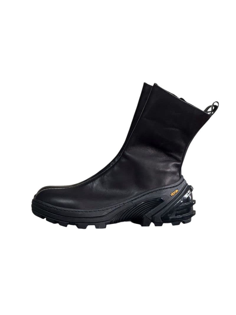 靴 prasthana PP OVER LOCK SIDE ZIP BOOTS