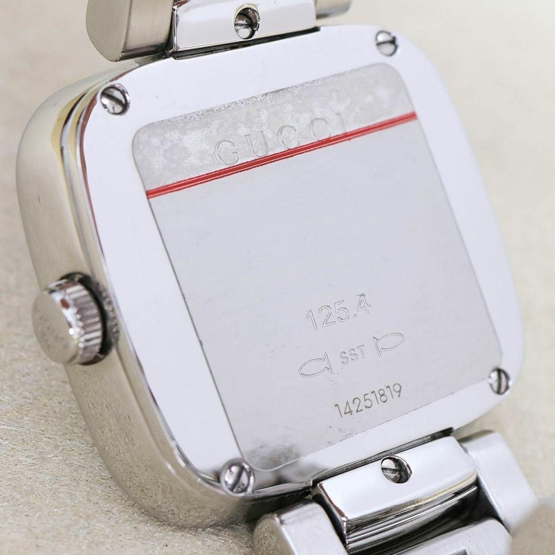 稼働 GUCCI 腕時計 125.4 美品 Gベゼル 外箱 新品電池 1598