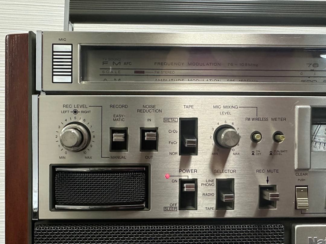 美品未使用近い！NationalナショナルRX-5700ラジカセメンテナンス済み