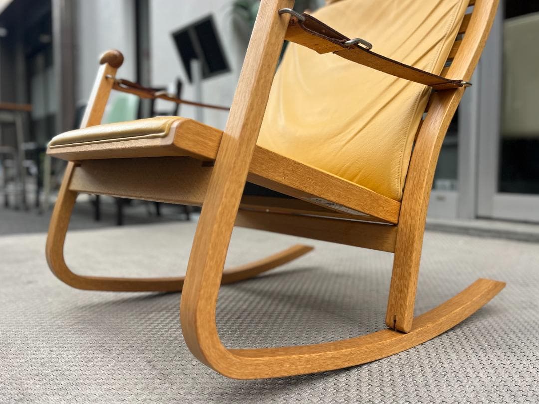 現行モデル☆CONDEHOUSE／カンディーハウス／ソリ／ロッキングチェア／本革