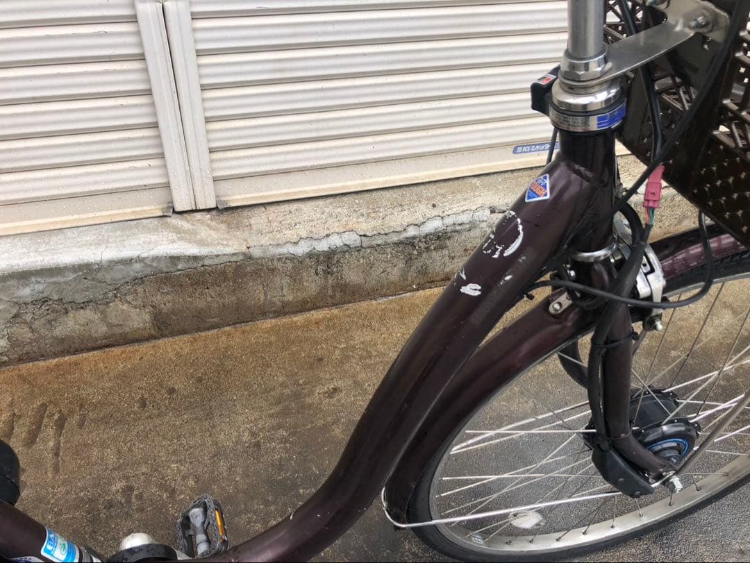 ブリヂストン最新電動アシスト自転車フロンティア26インチブラウンアルミボディー