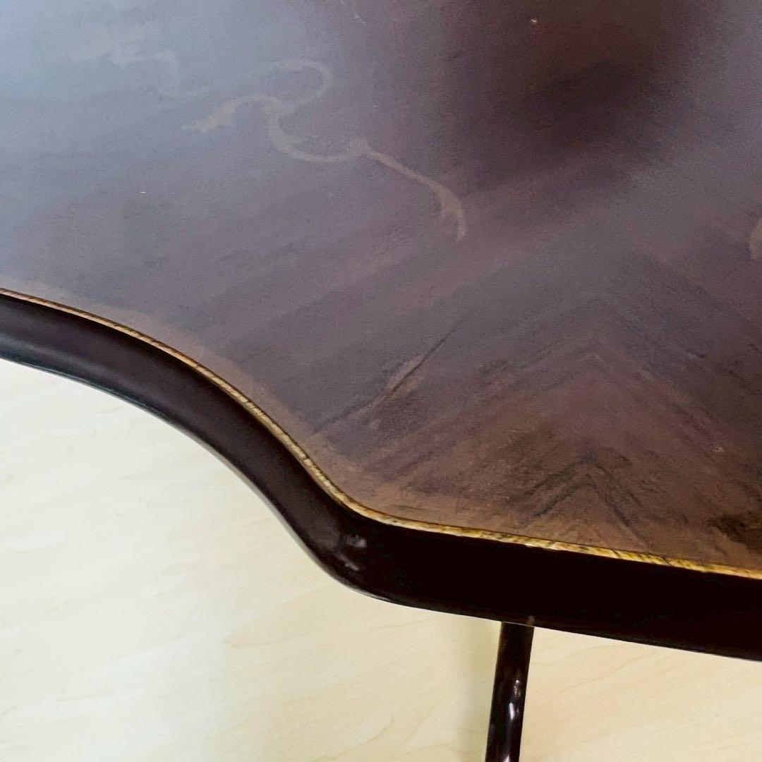 象嵌 コーヒーテーブル 丸テーブル サイドテーブル アンティーク