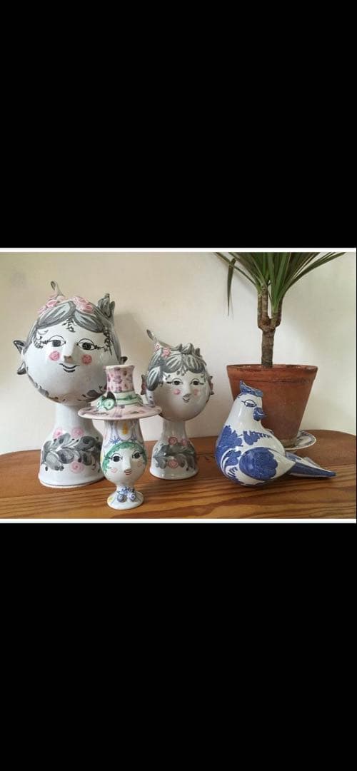 ビヨンヴィンブラッド　激レアビンテージスタジオ手書きオーナメントバード2羽セット