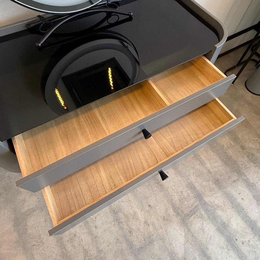 強化ガラス/オシャレドレッサー/LEDミラーは別売り