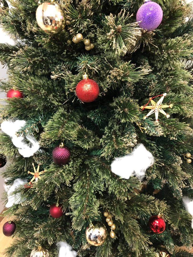 クリスマス ⑨ ツリー　オーナメント付き