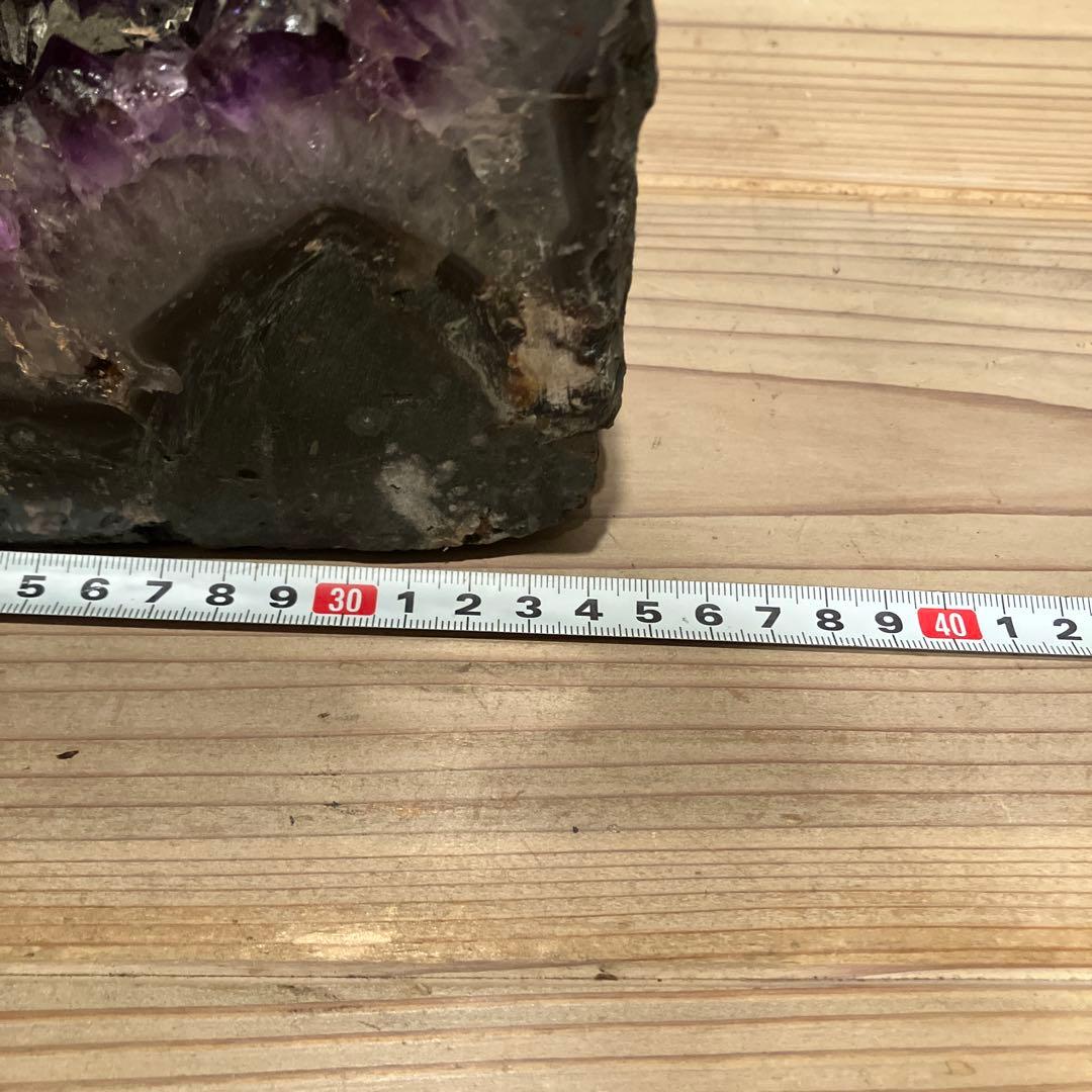 アメジストドーム　23kg 置物 オブジェ 運 風水 水晶 原石 置物 紫水晶
