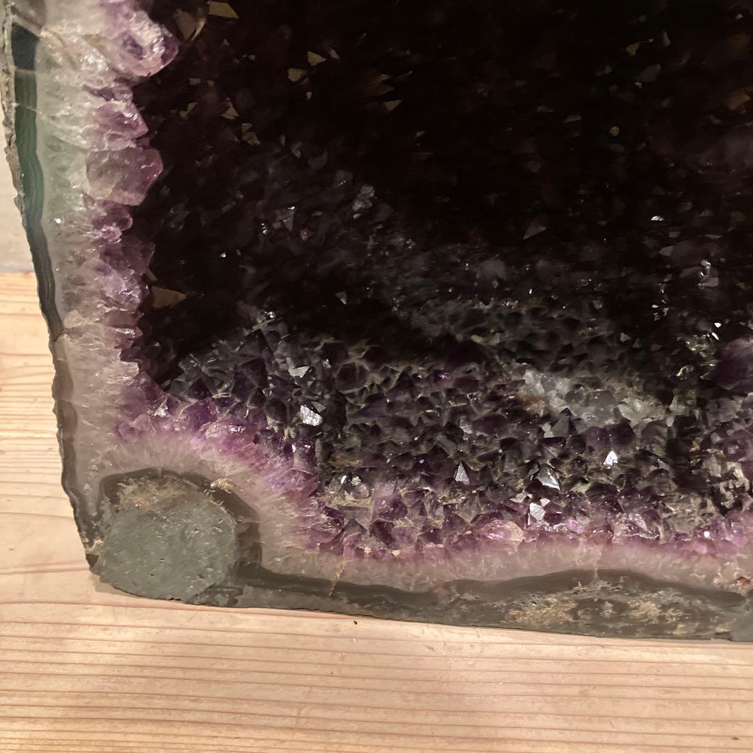 アメジストドーム　23kg 置物 オブジェ 運 風水 水晶 原石 置物 紫水晶