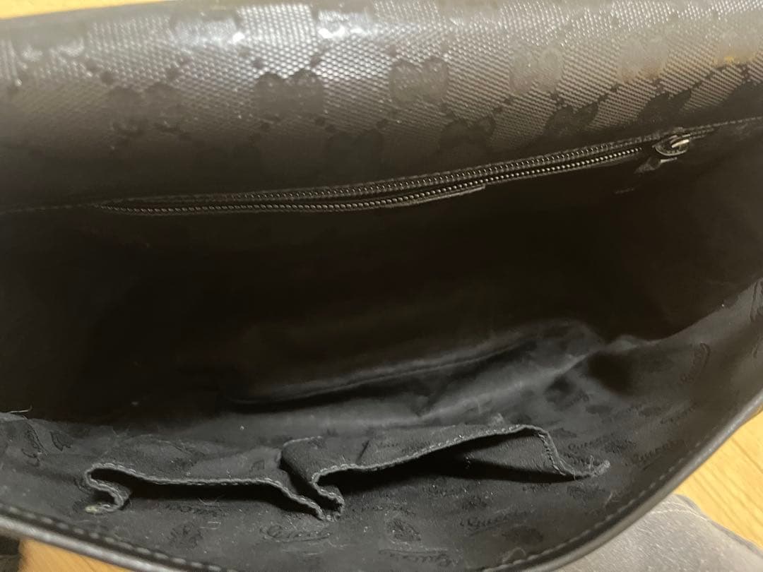 グッチ インプリメ メッセンジャーバッグ ショルダー GG柄 大容量 A4 黒