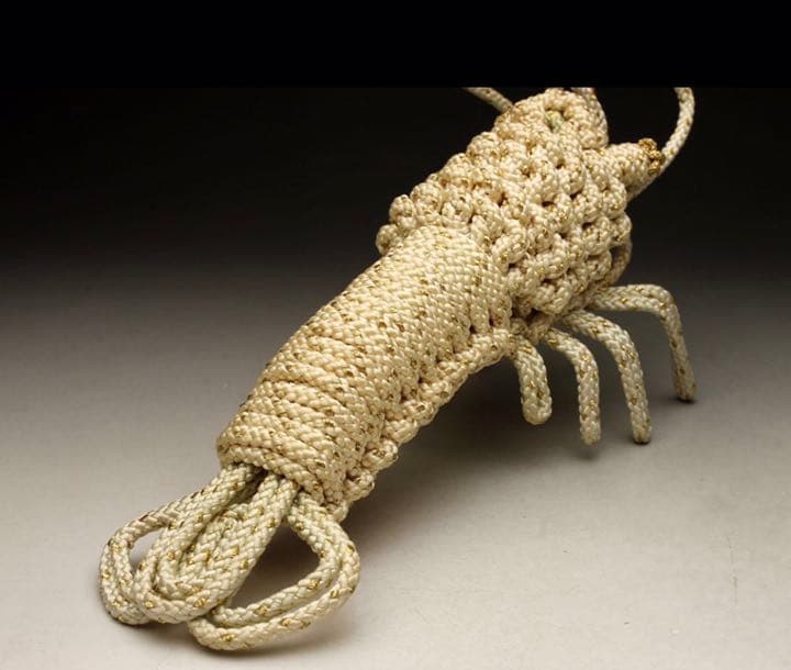 御所御用達　縁起の良い伊勢海老の美術工藝品　オブジェ歌舞伎ファンの方に