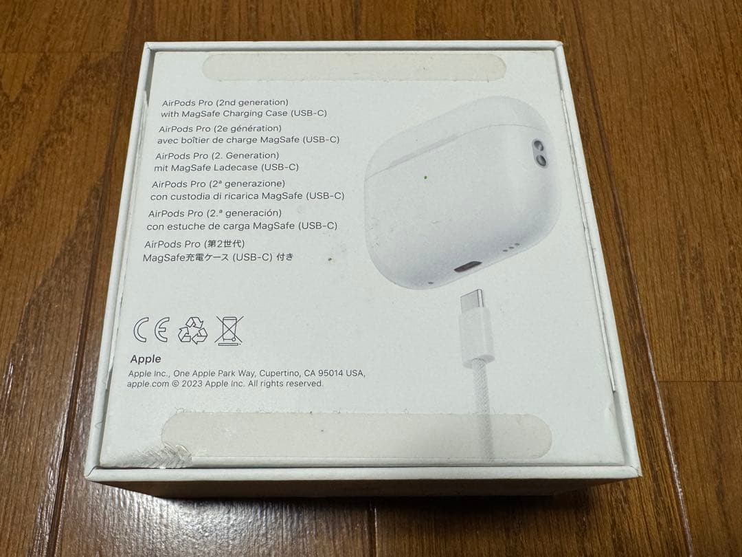 Apple AirPods Pro2 第2世代 MTJV3J/A USB-C接続