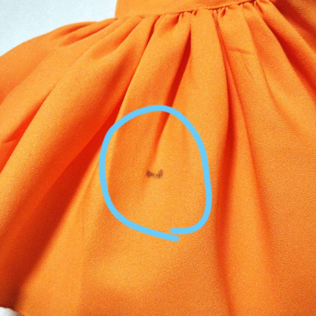 バレエ　5着まとめオレンジ ワンピース　緑の帽子付　小学校1年生