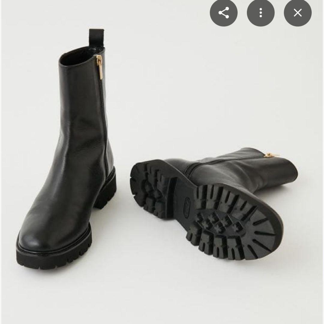 2.718 ブラック コンバットブーツ