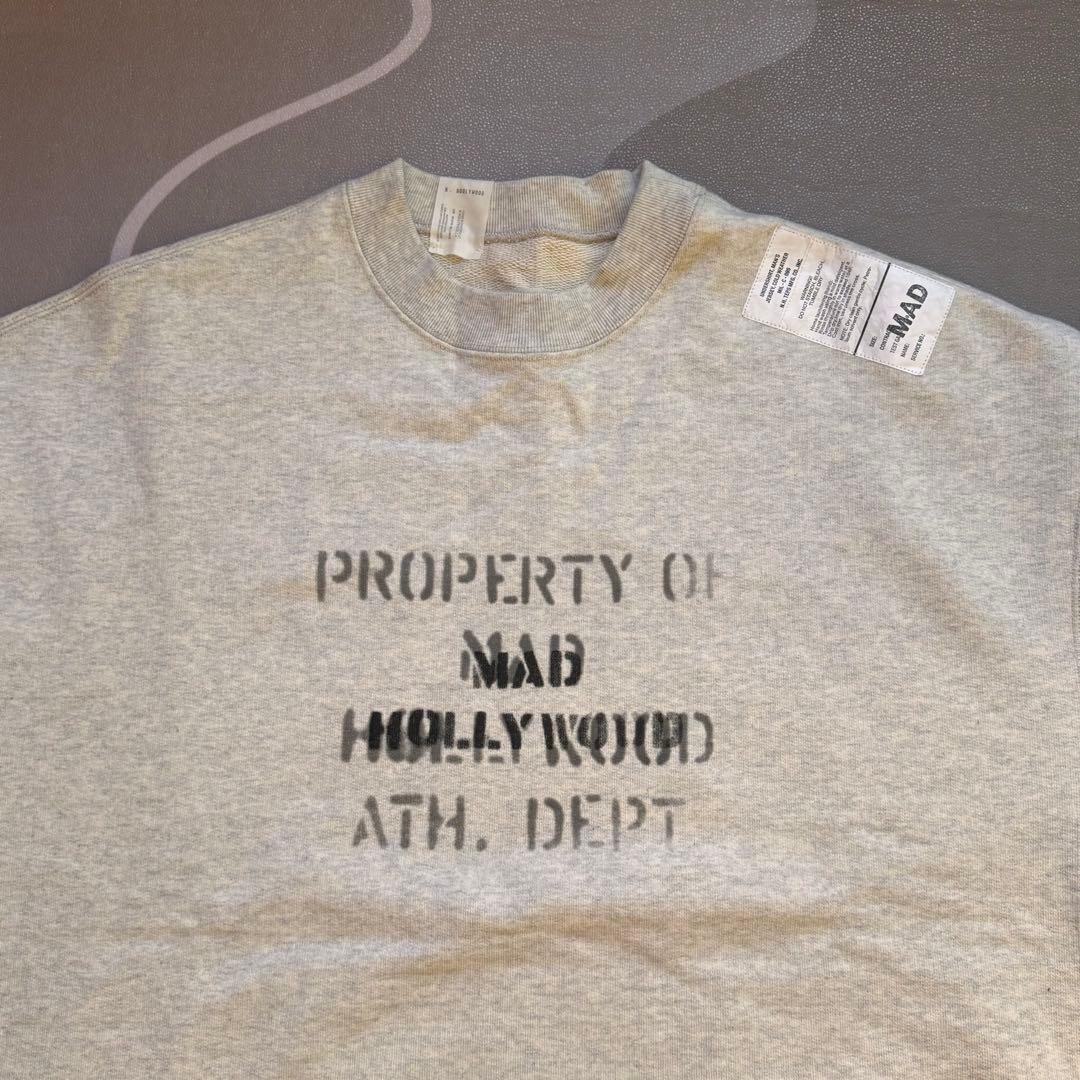 エヌハリウッド × MADNESS クルーネックスウェット 40