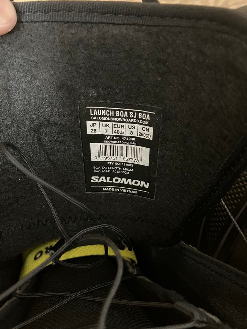 ほぼ新品！ SALOMON LAUNCH 26.0cm 【24-25】