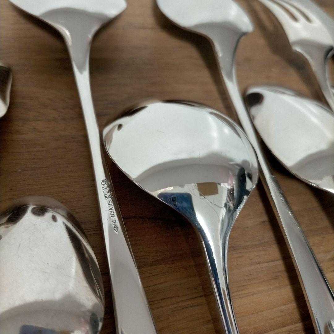 純銀ラッキーウッド シドニー 16本カトラリーセット