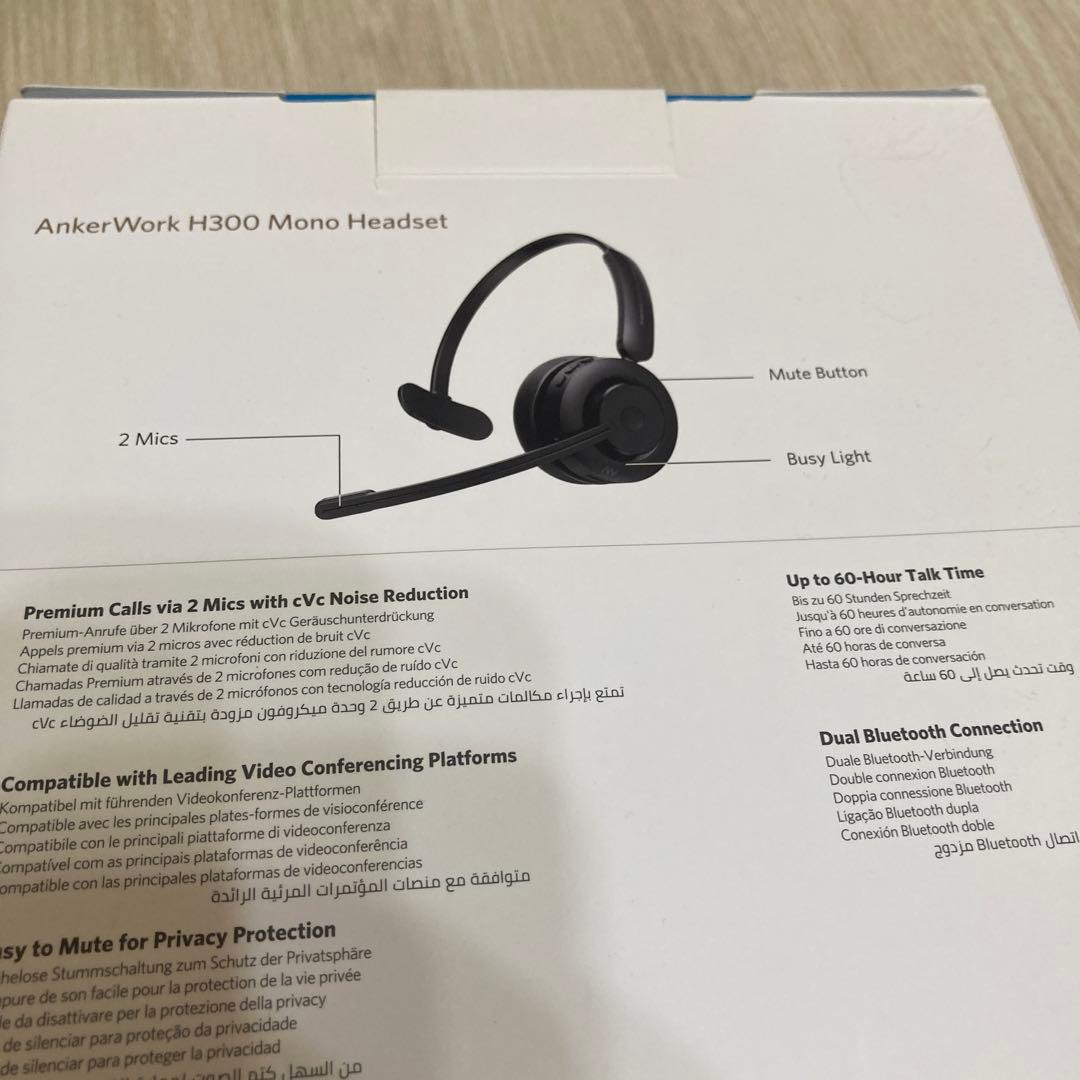 AnkerWork H300 Mono Headset ヘッドセット