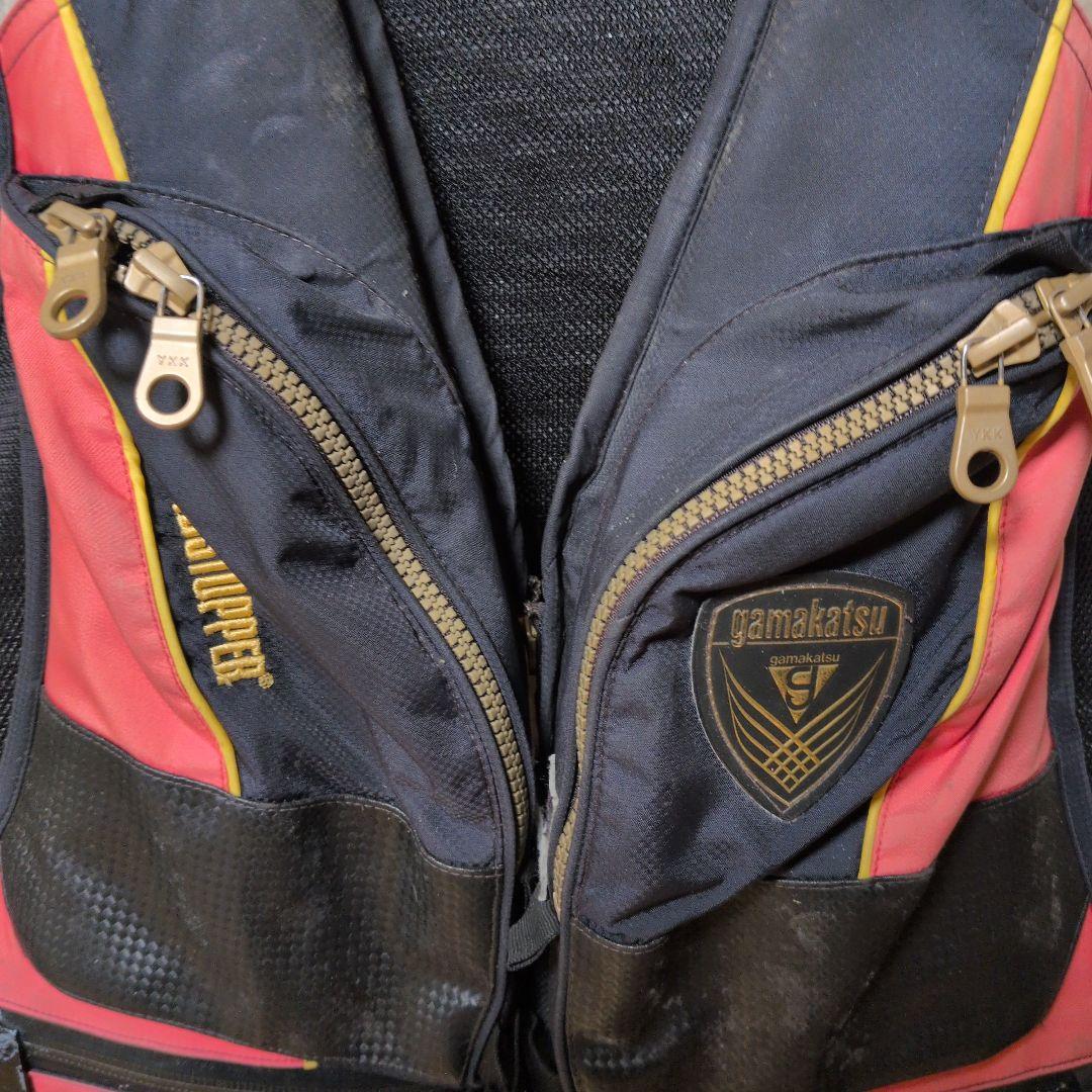 Gamakatsu ライフジャケット LL サンライン、ツバ付きニット帽