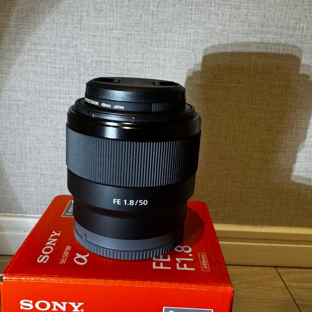 SONY FE 50mm F1.8 単焦点レンズ 美品、おまけ付き