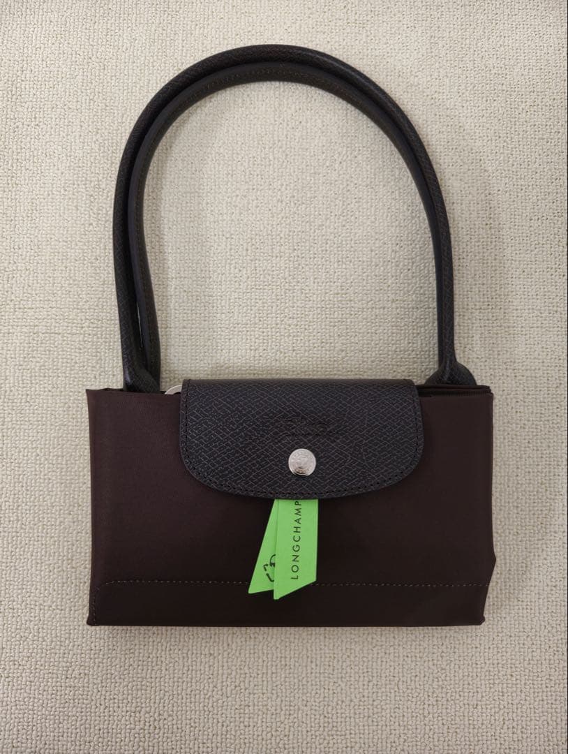 ロンシャン ル プリアージュ グリーンライン肩掛けL 最新色ラテ