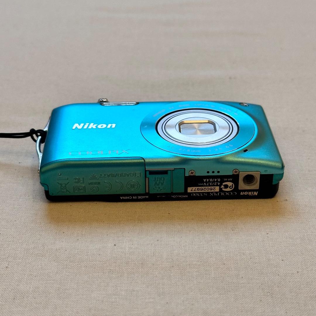 Nikon COOLPIX S3300 ターコイズ 動作確認済み