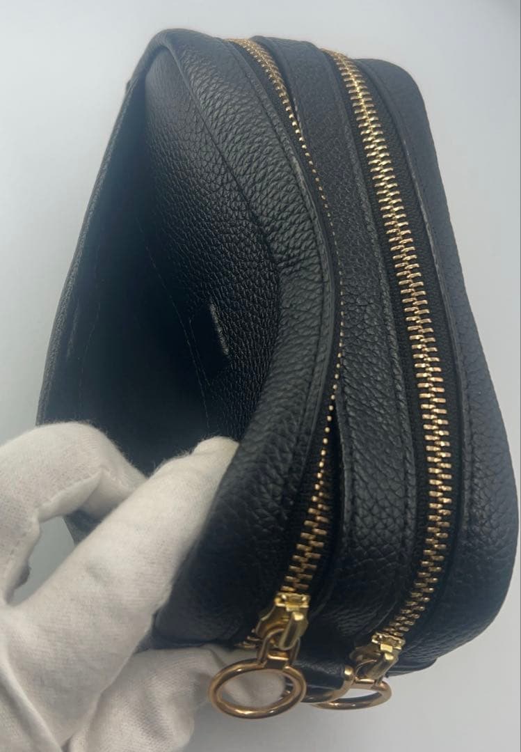 極美品✨トリーバーチ ペリーボンベ ショルダーバッグ ミニ レザー ブラック