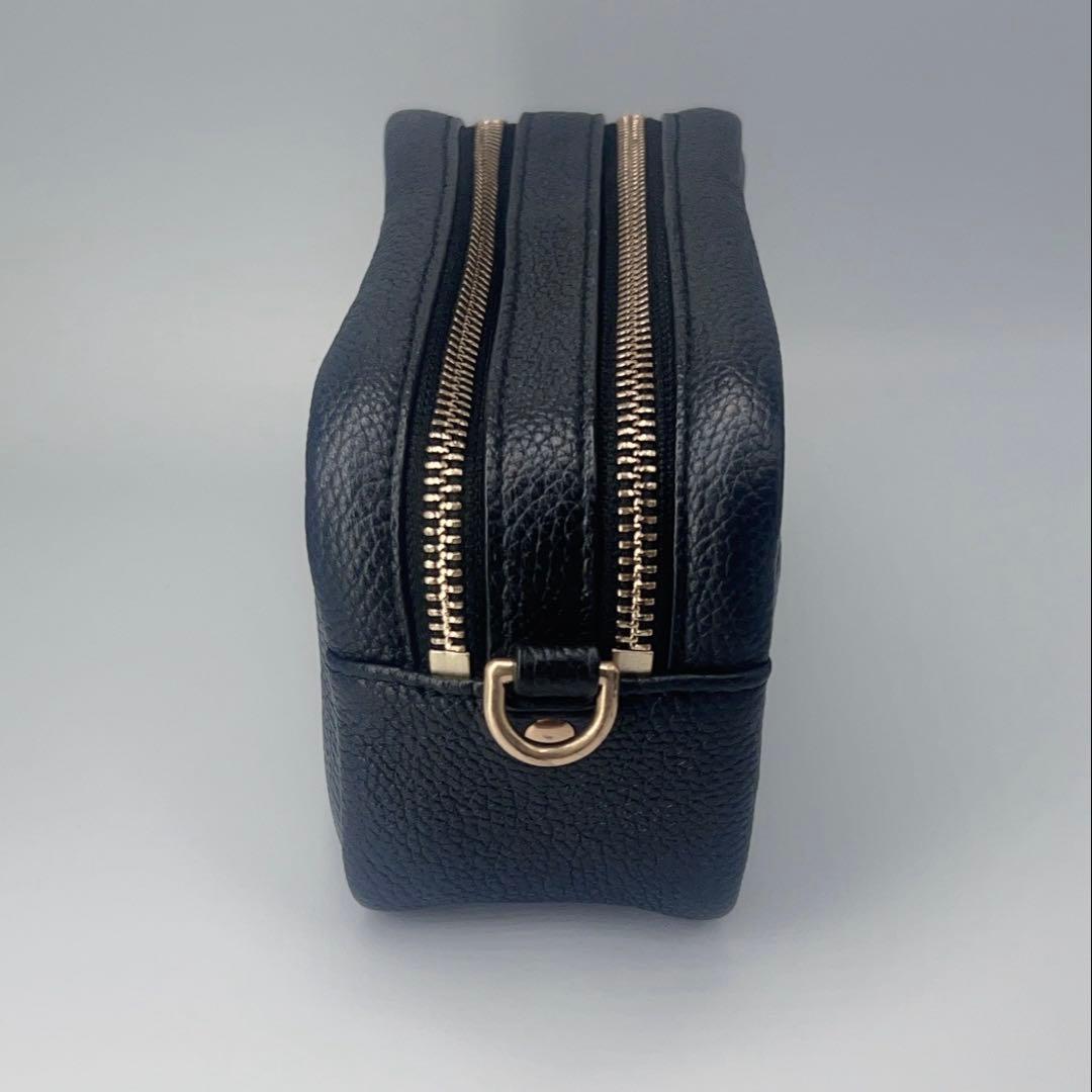 極美品✨トリーバーチ ペリーボンベ ショルダーバッグ ミニ レザー ブラック