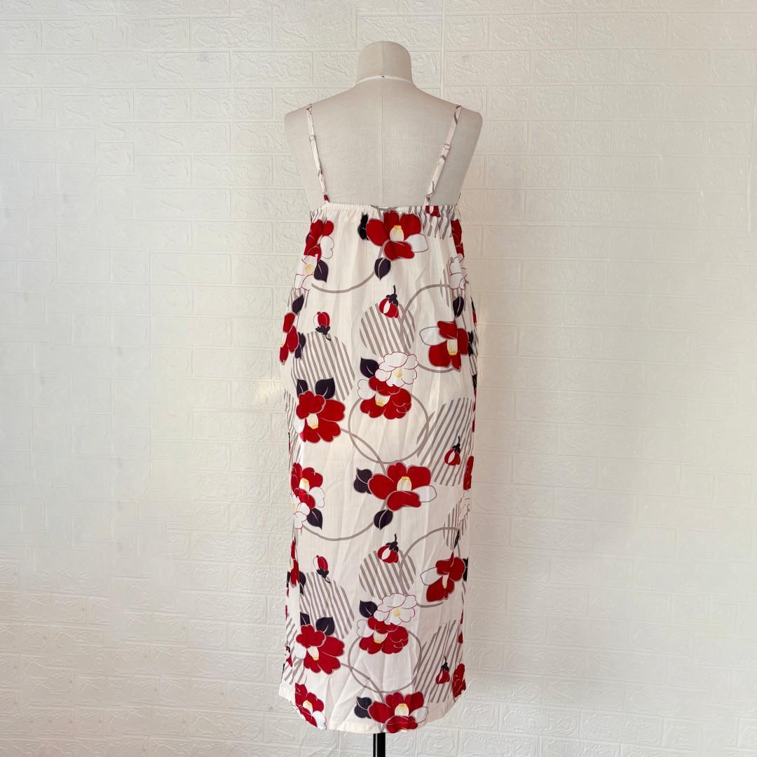 浴衣帯セット 二部式浴衣 浴衣ワンピ 3点セット セパレート浴衣 花見 D027