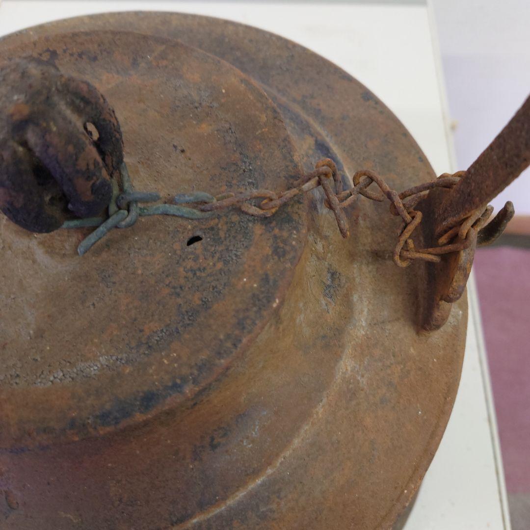 黒色 鉄瓶 装飾模様付き