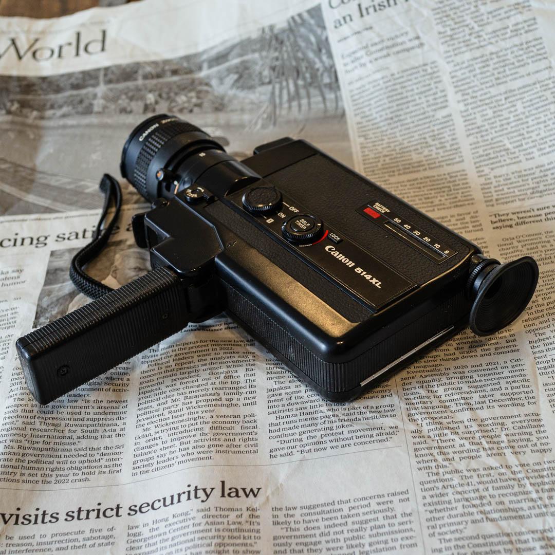 フィルムカメラ Canon 514XL C-8 9-45mm 1:1.4 MACRO 8mm