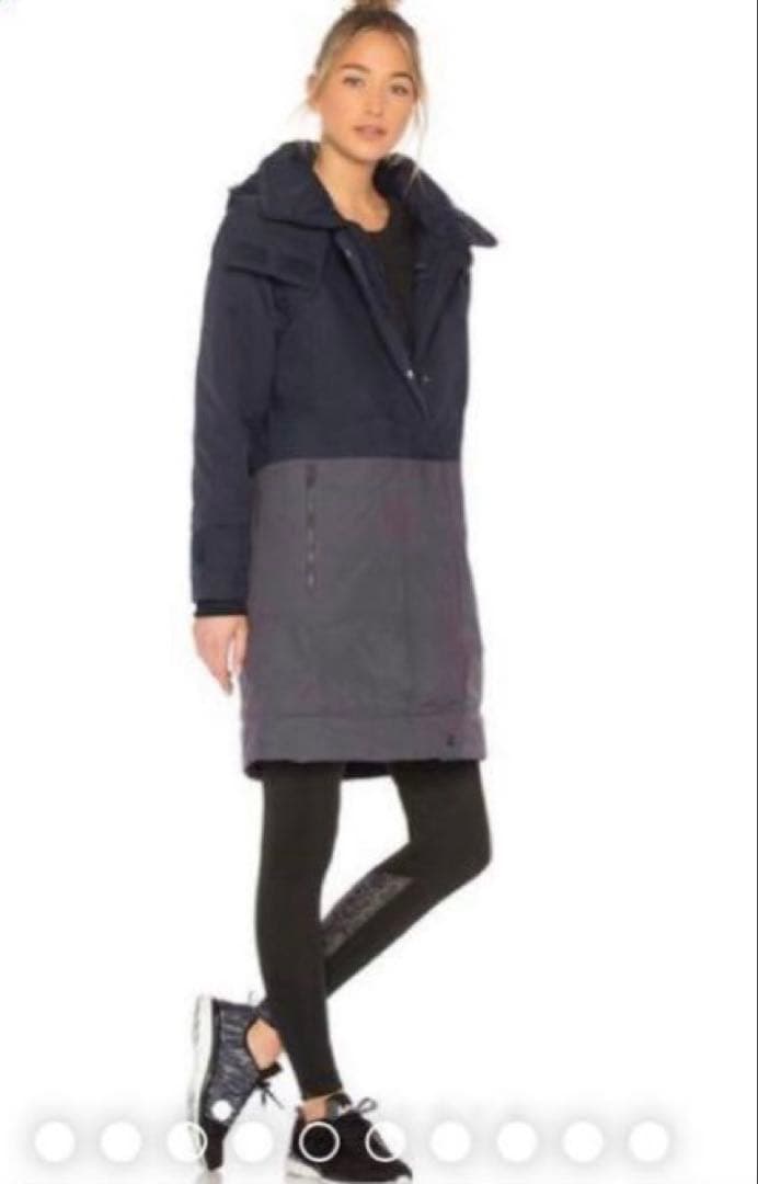 専用　【美品】アディダス by ステラマッカートニー ベンチコート ネイビー L